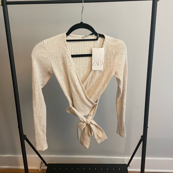 Zara Cross Front Shirt - Picture 1 of 3